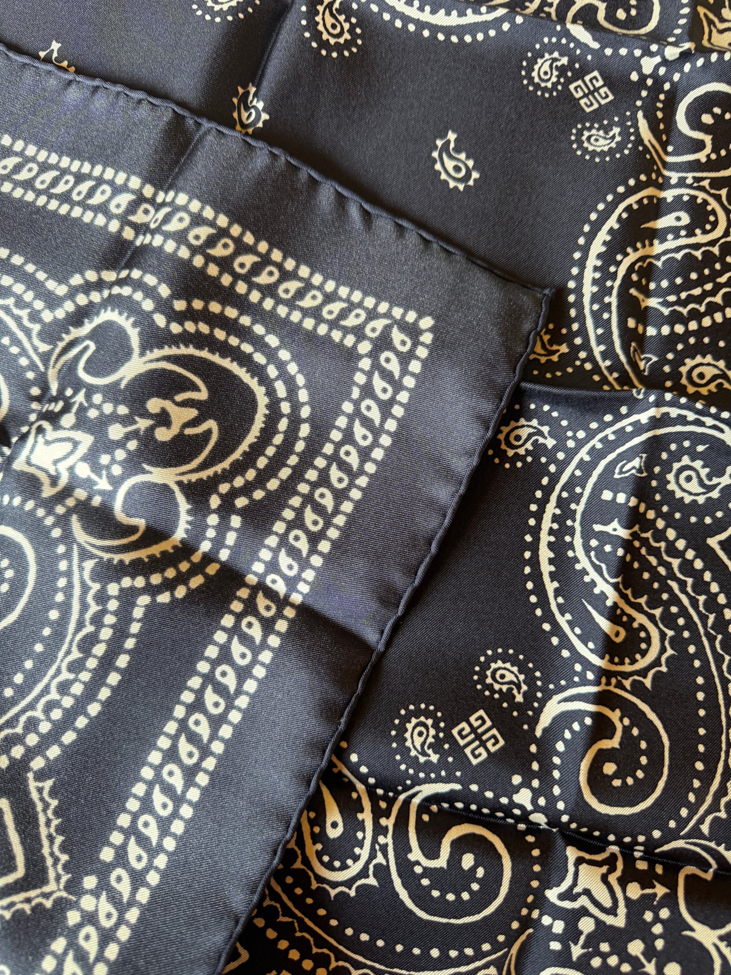 Givenchy Silk Mini Foulard — 65×65 cm, Tags Present